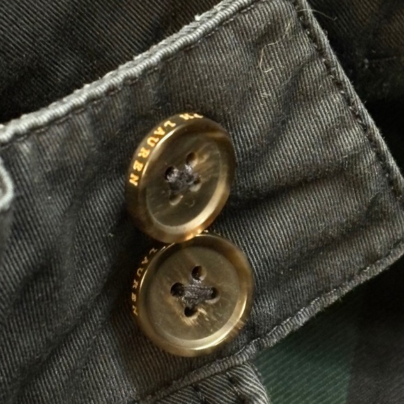 Vtg Polo Ralph Lauren Men's Navy 90's Zip Up Harrington Jacket Plaid Lined M - Picture 6 of 13